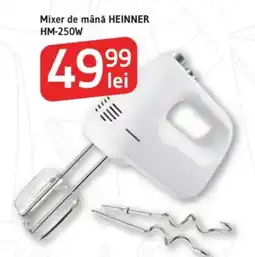 Supeco Mixer de mână HEINNER HM-250W Ofertă