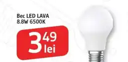 Supeco Bec LED LAVA 8.8W 6500K Ofertă