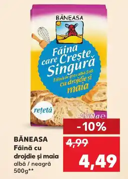 Kaufland BĂNEASA Făină cu drojdie și maia Ofertă