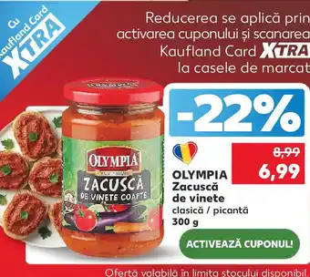 Kaufland OLYMPIA Zacuscă de vinete Ofertă