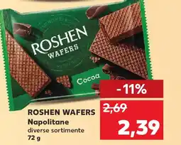 Kaufland ROSHEN WAFERS Napolitane Ofertă