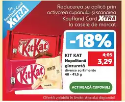 Kaufland KIT KAT Napolitană glazurată Ofertă