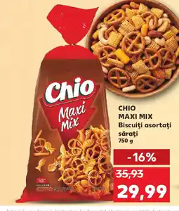 Kaufland CHIO Maxi Mix Biscuiţi asortaţi săraţi Ofertă