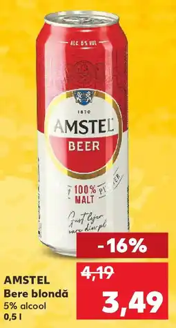 Kaufland AMSTEL Bere blondă Ofertă