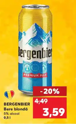 Kaufland BERGENBIER Bere blondă Ofertă
