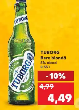 Kaufland TUBORG Bere blondă Ofertă