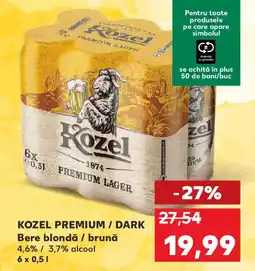 Kaufland KOZEL Premium / Dark Bere blondă / brună Ofertă