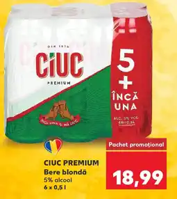 Kaufland CIUC Premium Bere blondă Ofertă