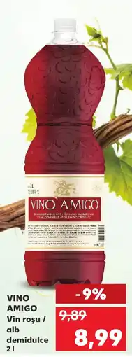 Kaufland VINO AMIGO Vin roşu / alb demidulce Ofertă
