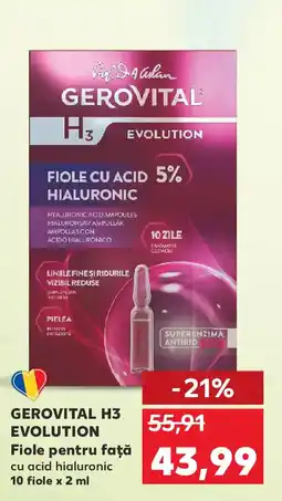 Kaufland GEROVITAL H3 Evolution Fiole pentru faţă Ofertă