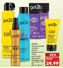 Kaufland GOT2B Spray protecţie termică / Fixativ / Șampon uscat Ofertă
