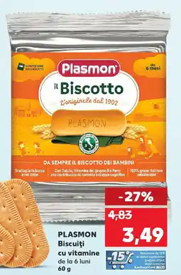Kaufland PLASMON Biscuiţi cu vitamine Ofertă