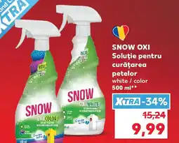 Kaufland SNOW Oxi Soluţie pentru curăţarea petelor Ofertă