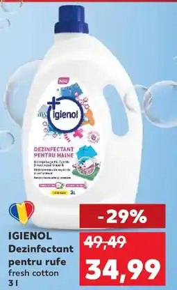 Kaufland IGIENOL Dezinfectant pentru rufe Ofertă