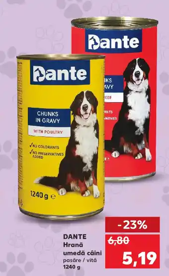 Kaufland DANTE Hrană umedă câini Ofertă