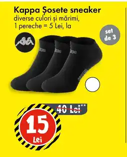TEDI Kappa Şosete sneaker Ofertă