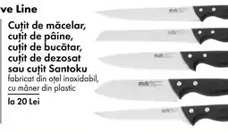 TEDI Cutit de măcelar, cuțit de pâine, cuțit de bucătar, cuțit de dezosat sau cuțit Santoku Ofertă