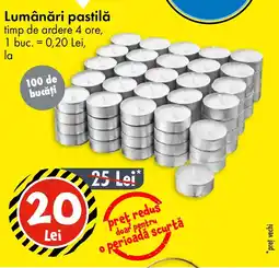 TEDI Lumânări pastilă Ofertă