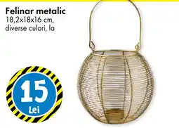 TEDI Felinar metalic Ofertă