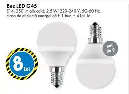TEDI Bec LED G45 Ofertă