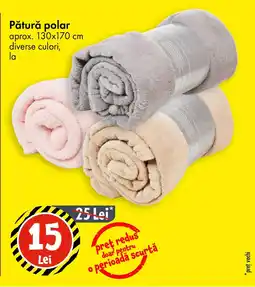 TEDI Pătură polar Ofertă