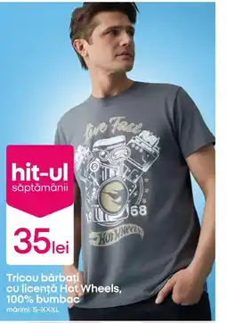 Pepco Tricou bărbati cu licenţă Hot Wheels, 100% bumbac Ofertă
