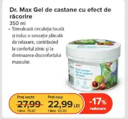 Dr.Max Dr. Max Gel de castane cu efect de răcorire Ofertă