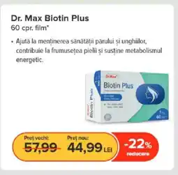 Dr.Max Dr. Max Biotin Plus Ofertă