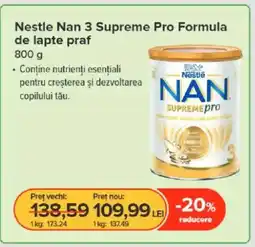 Dr.Max Nestle Nan 3 Supreme Pro Formula de lapte praf Ofertă