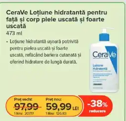 Dr.Max CeraVe Loțiune hidratantă pentru faţă şi corp piele uscată și foarte uscată Ofertă
