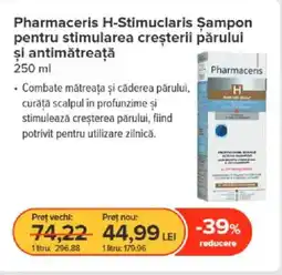 Dr.Max Pharmaceris H-Stimuclaris Șampon pentru stimularea creşterii părului şi antimǎtreață Ofertă