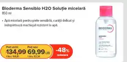 Dr.Max Bioderma Sensibio H2O Soluție micelarǎ Ofertă