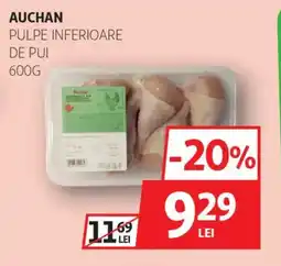 Auchan Auchan pulpe inferioare de pui Ofertă