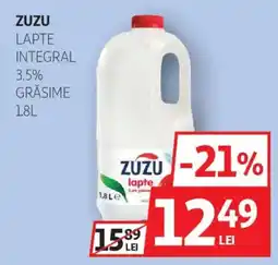 Auchan ZUZU Lapte integral 3.5% grăsime Ofertă