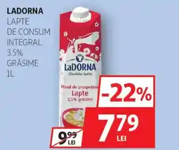 Auchan LADORNA Lapte de consum integral 3.5% grăsime Ofertă