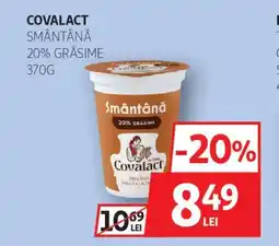 Auchan Covalact smântână 20% grăsime Ofertă