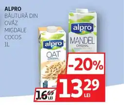 Auchan ALPRO Băutură din ovăz migdale cocos Ofertă