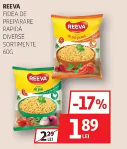Auchan REEVA Fidea de preparare rapidă Ofertă
