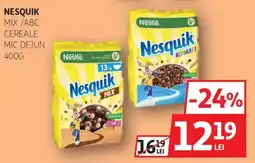 Auchan Nesquik mix/abc cereale mic dejun Ofertă