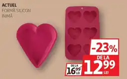 Auchan Actuel Formă silicon inimă Ofertă