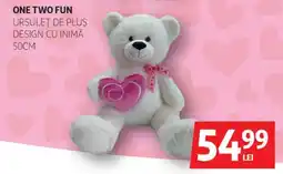 Auchan One Two Fun ursulet de pluş Ofertă