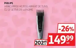 Auchan PHILIPS Hairclipper HC3530 Ofertă
