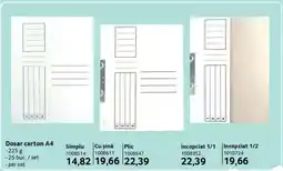 Selgros Dosar carton A4 Ofertă