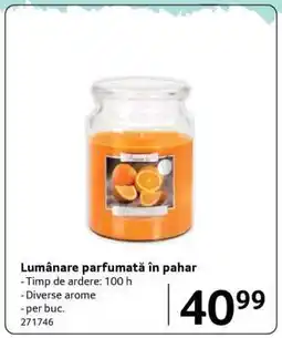Selgros Lumânare parfumată, în pahar Ofertă