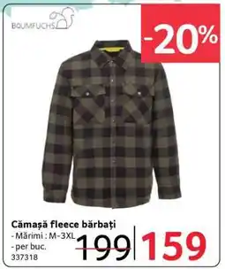 Selgros Cămașă fleece bărbați Ofertă