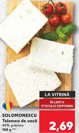 Kaufland SOLOMONESCU Telemea de vacă Ofertă