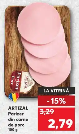 Kaufland ARTIZAL Parizer din carne de porc Ofertă
