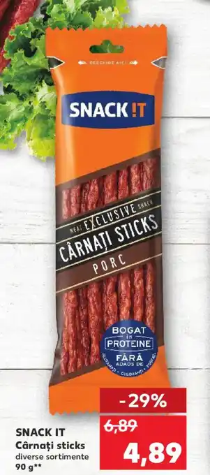 Kaufland SNACK IT Cârnaţi sticks Ofertă