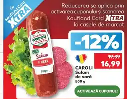 Kaufland CAROLI Salam de vară Ofertă