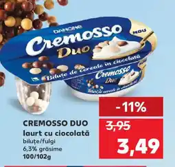 Kaufland CREMOSSO DUO laurt cu ciocolată Ofertă